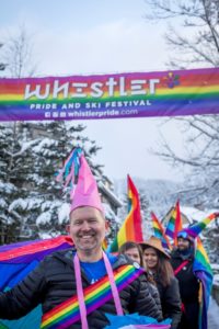 Justa Jeskova photo Whistler Pride parade